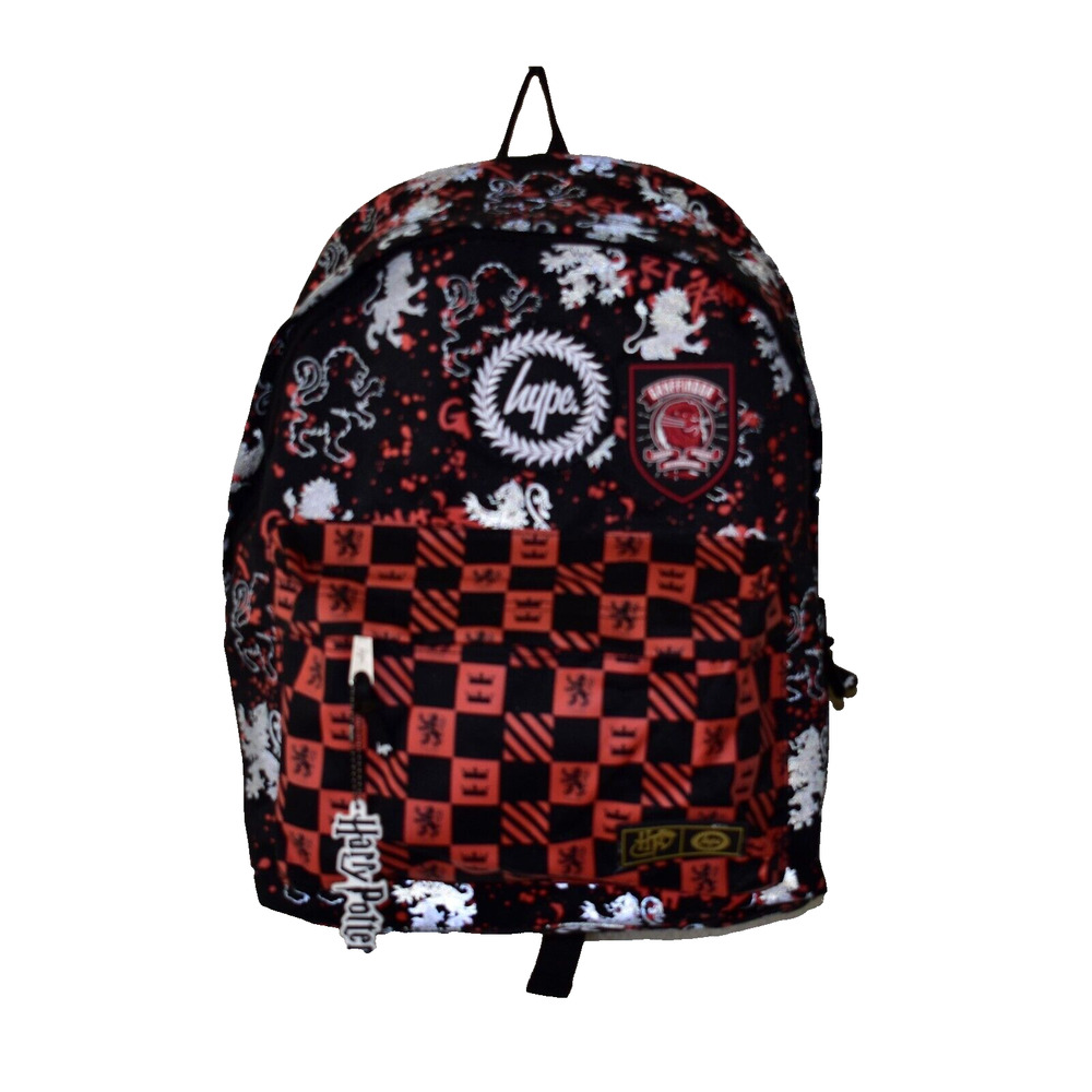 A8 NWT HYPE X HARRY POTTER Gryffindor Black/Red Backpack HYPBTS-054 O/S
